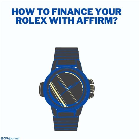 finance rolex with affirm.